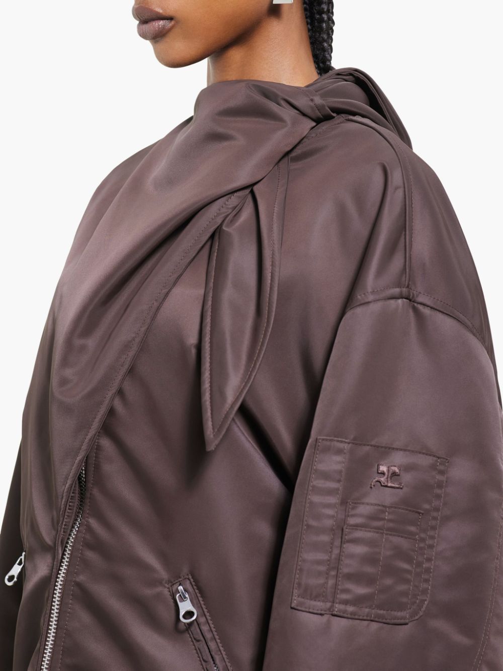 Courreges Coats Brown 424CBL218NY00201983 (Courrèges / カジュアルジャケット ) | Courrèges (クレージュ)(4)