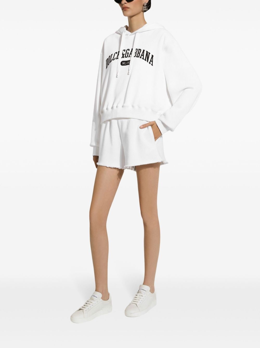 Dolce & Gabbana Sweaters White F9O00TGDCNUW0800 (Dolce & Gabbana / スウェット・フーディー ) | Dolce & Gabbana (ドルチェガッバーナ)(3)