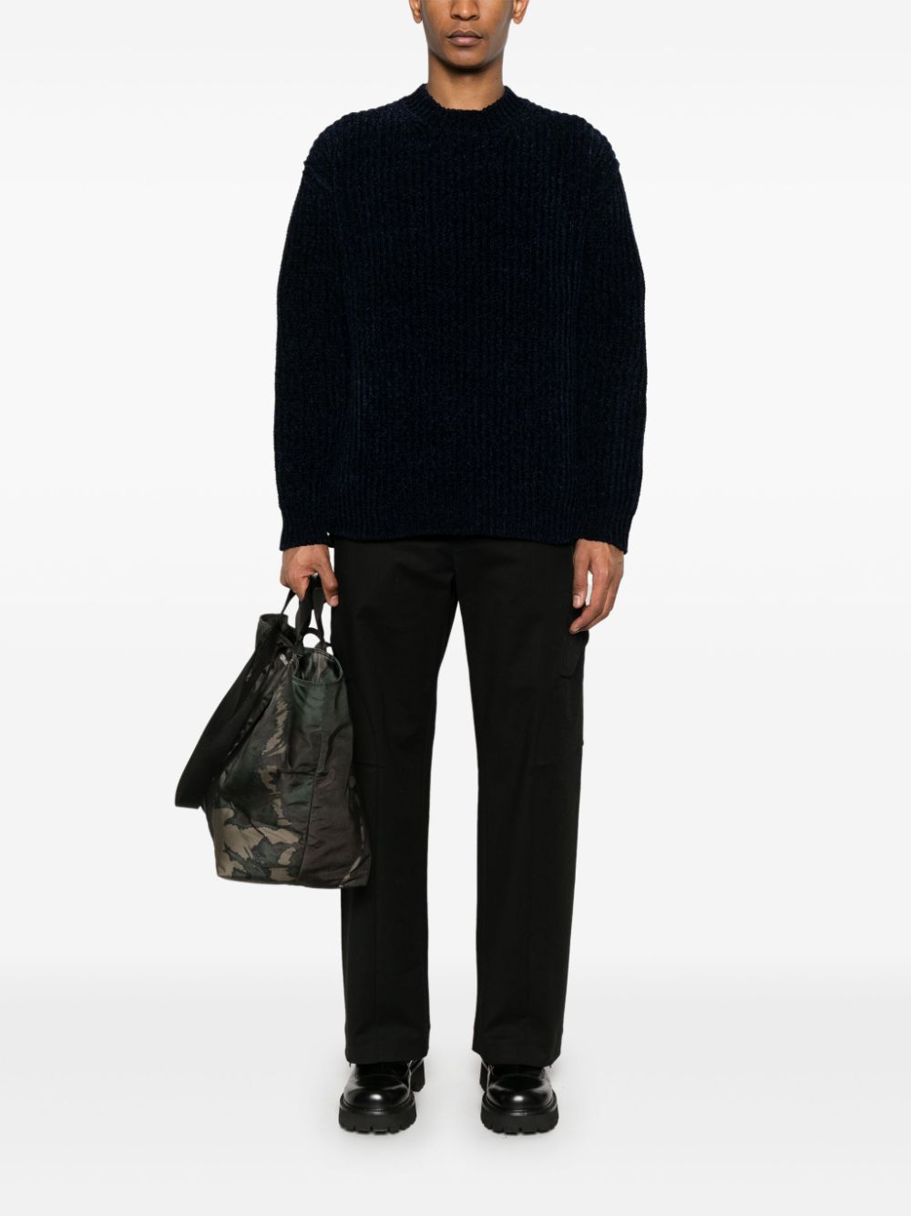 Junya Watanabe Sweaters Blue WNN0100511 (JUNYA WATANABE / ニット・セーター・カーディガン ) | JUNYA WATANABE (ジュンヤ ワタナベ)(1)