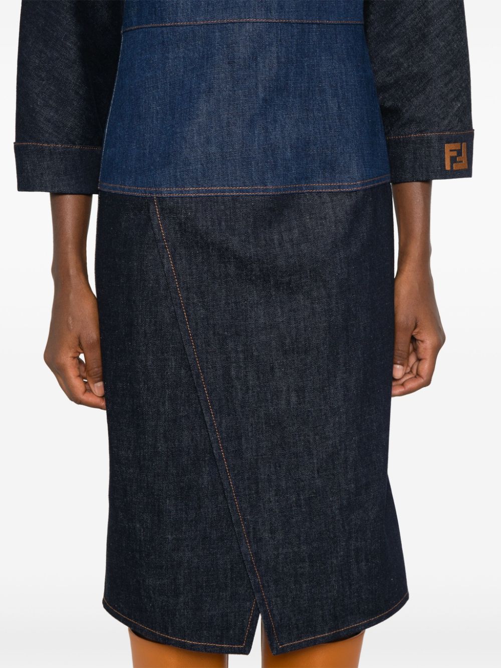 Fendi Dresses Blue FLD793AT1AF1PNC (FENDI / ワンピース・ドレス・オールインワン ) | FENDI (フェンディ)(1)