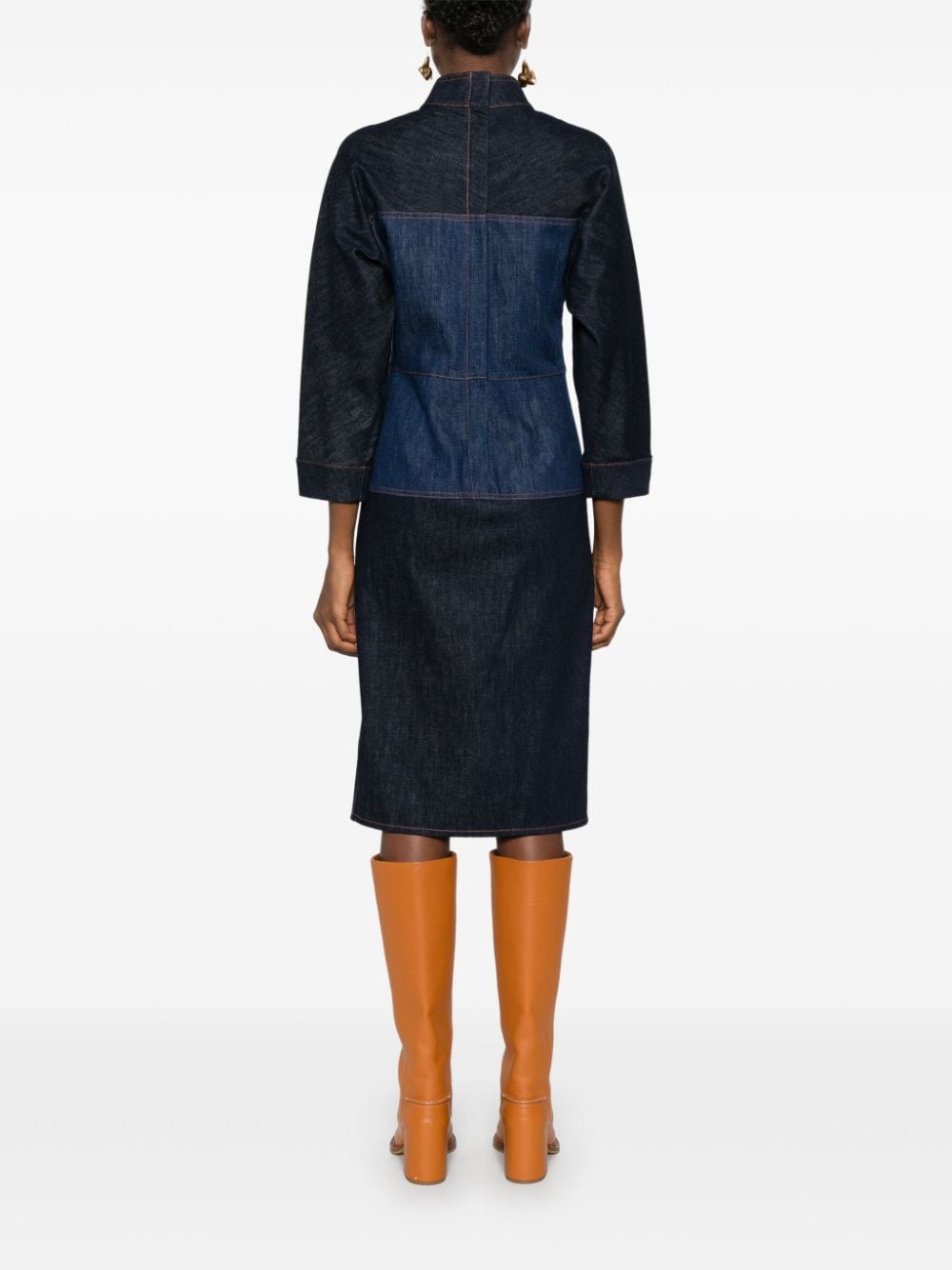 Fendi Dresses Blue FLD793AT1AF1PNC (FENDI / ワンピース・ドレス・オールインワン ) | FENDI (フェンディ)(2)