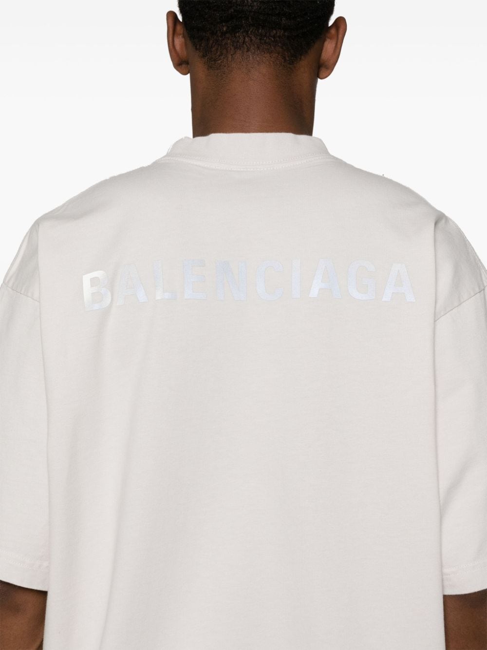 Tシャツ・カットソー Balenciaga T-Shirts And Polos BALENCIAGA | Political Logo Oversized T-Shirt | Women