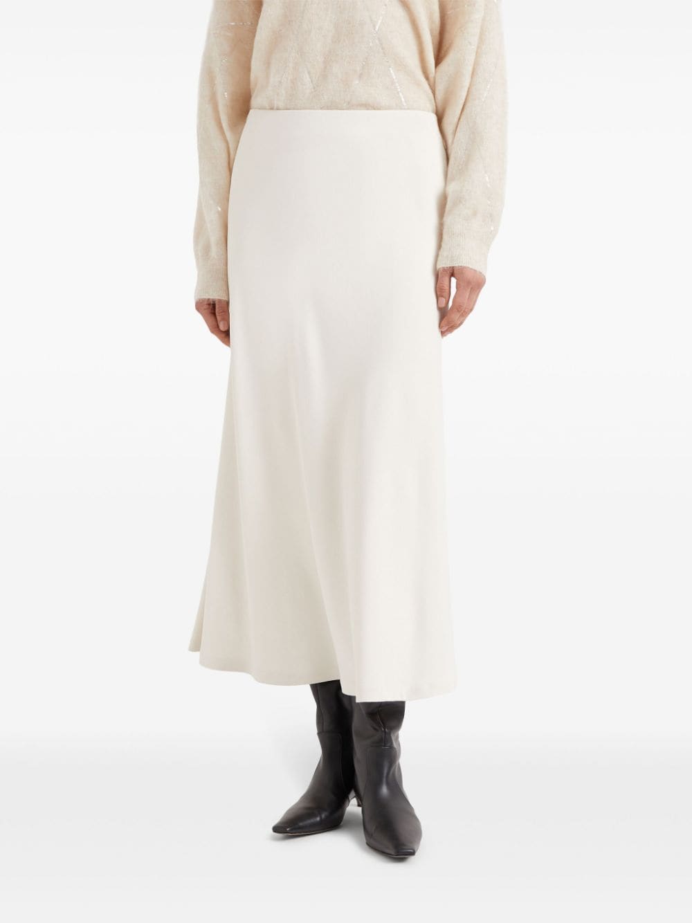 Brunello Cucinelli Skirts Ivory MB117G3634C1177 (Brunello Cucinelli / スカート ) | Brunello Cucinelli (ブルネロ・クチネリ)(3)