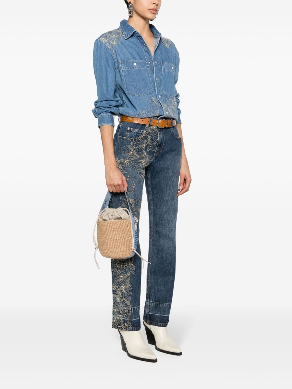 Chloè Bags.. Beige CHC23AS381L184E2 (Chloé / ハンドバッグ・ショルダーバッグ ) | Chloé (クロエ)(4)