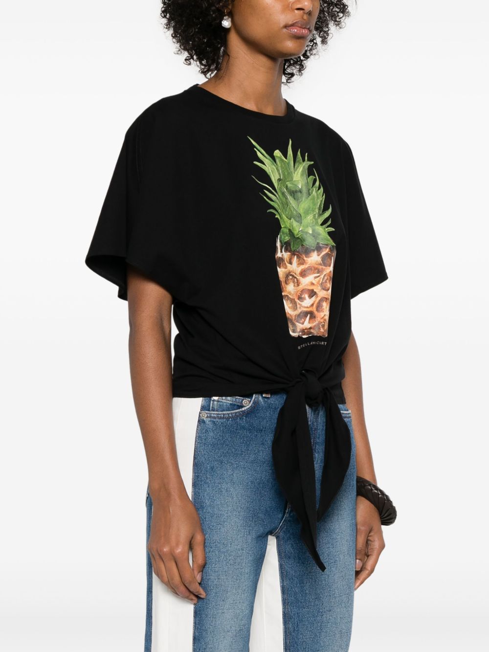 Stella McCartney T-shirts and Polos Black 6J03543SPZ771000 (Stella McCartney / Tシャツ・カットソー ) | Stella McCartney (ステラ マッカートニー)(3)