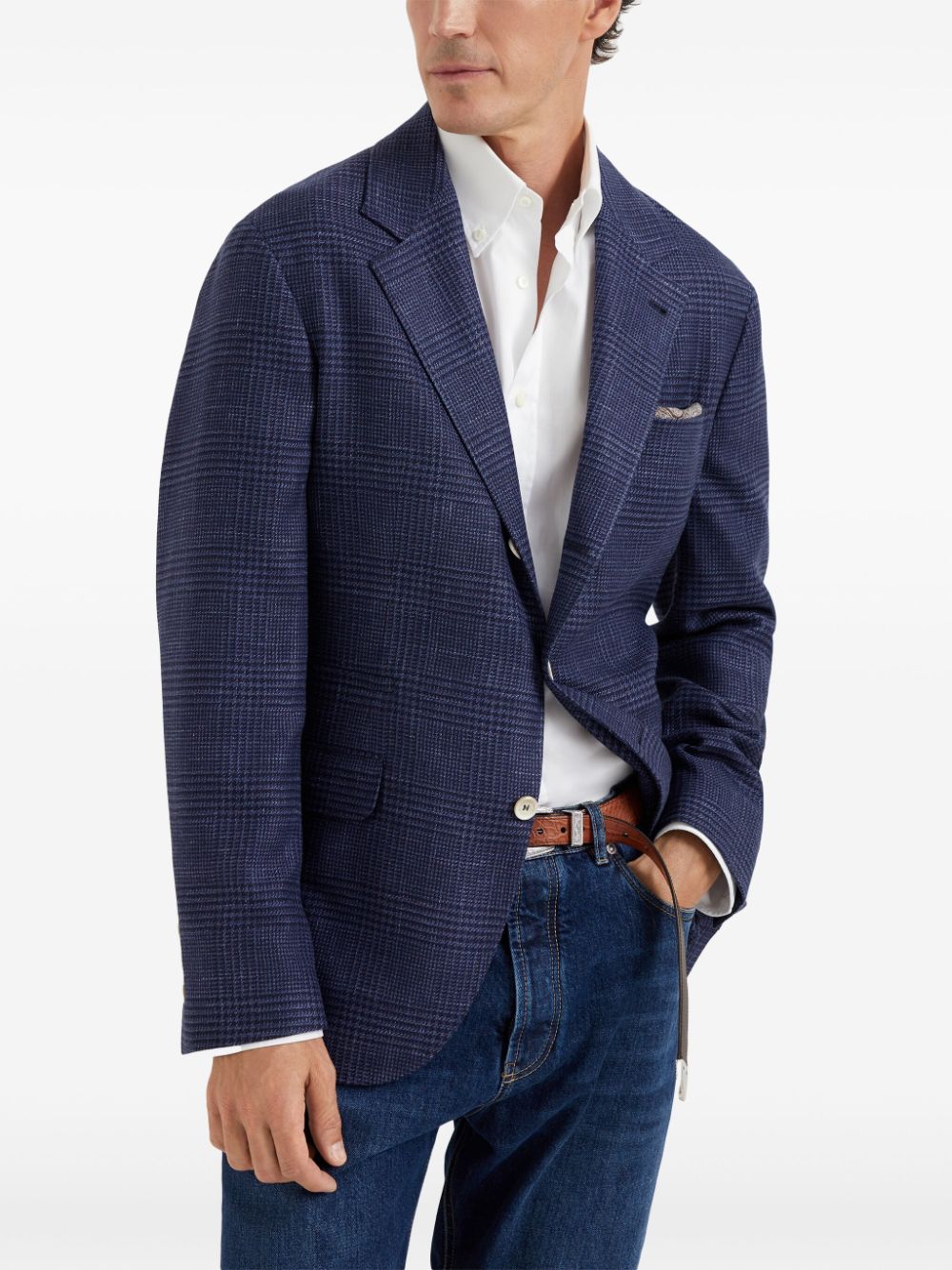 Brunello Cucinelli Jackets Blue MY4727BTDC114 (Brunello Cucinelli / スーツ・ジャケット ) | Brunello Cucinelli (ブルネロ・クチネリ)(2)