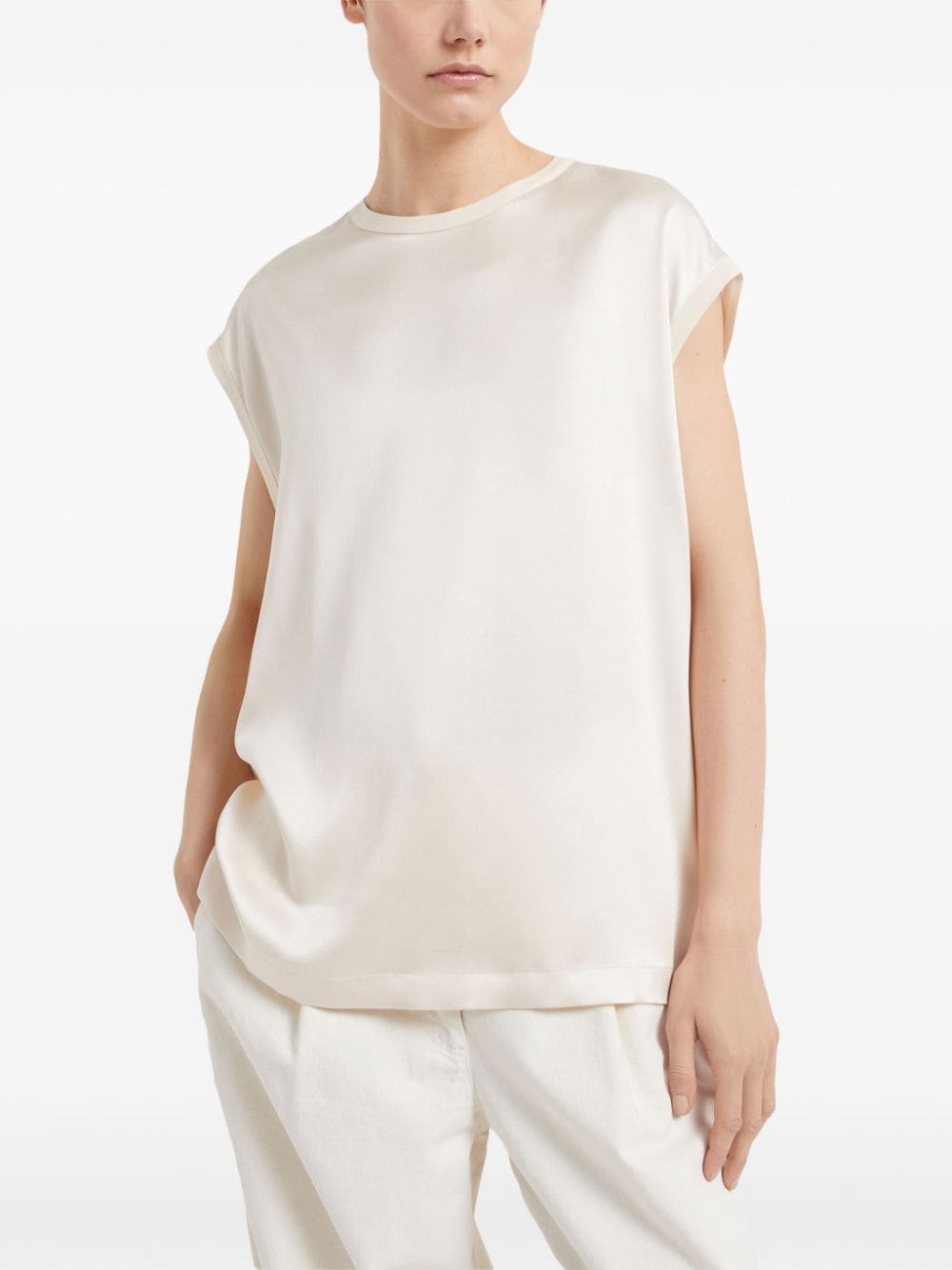 Brunello Cucinelli Top Beige M0C59EH500C1394 (Brunello Cucinelli / タンクトップ・キャミソール ) | Brunello Cucinelli (ブルネロ・クチネリ)(2)