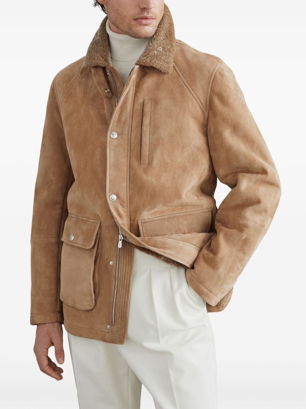 Brunello Cucinelli Jackets Beige MPMLV2002C1358 (Brunello Cucinelli / カジュアルジャケット・ベスト ) | Brunello Cucinelli (ブルネロ・クチネリ)(4)