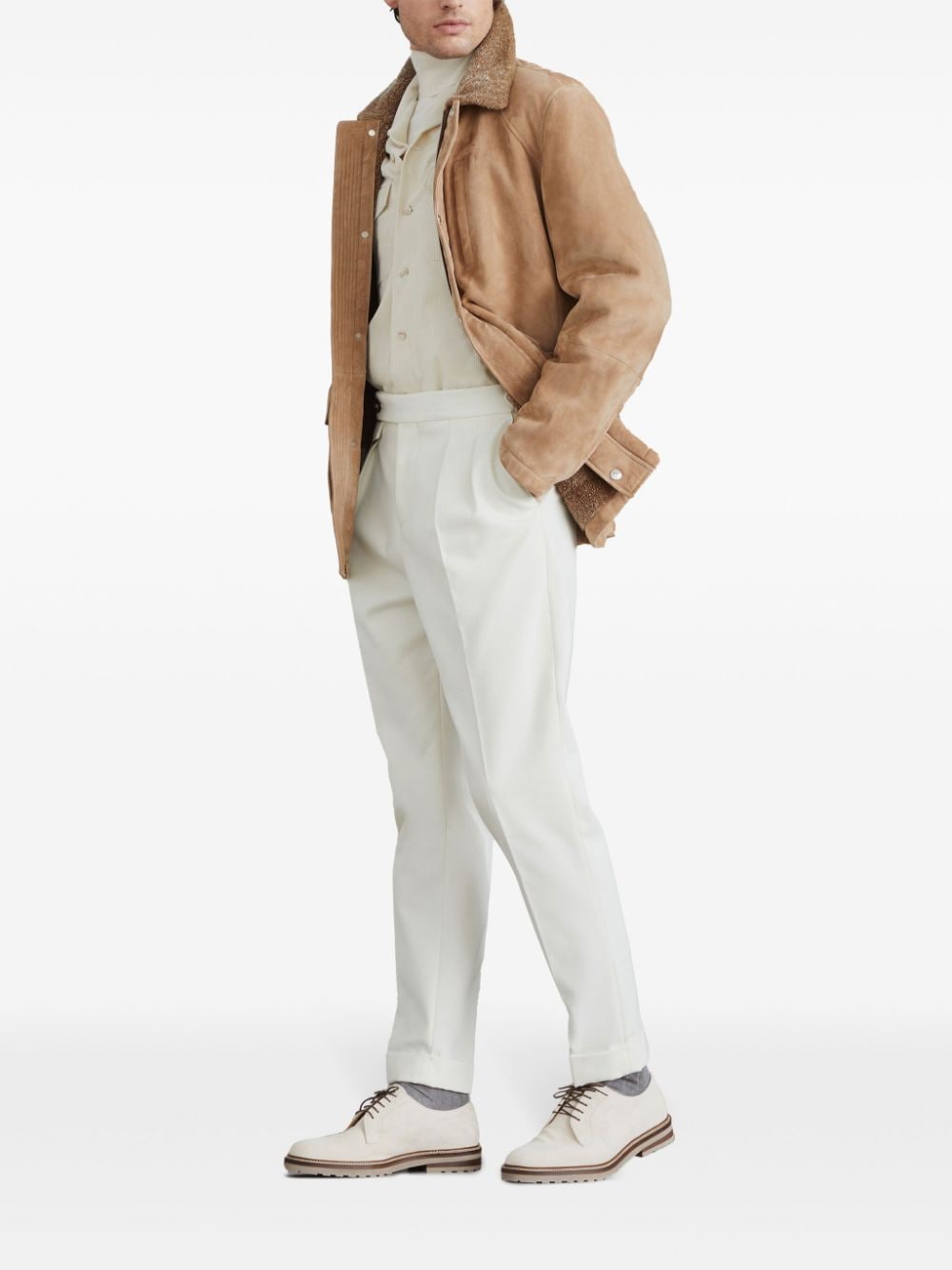 Brunello Cucinelli Jackets Beige MPMLV2002C1358 (Brunello Cucinelli / カジュアルジャケット・ベスト ) | Brunello Cucinelli (ブルネロ・クチネリ)(5)