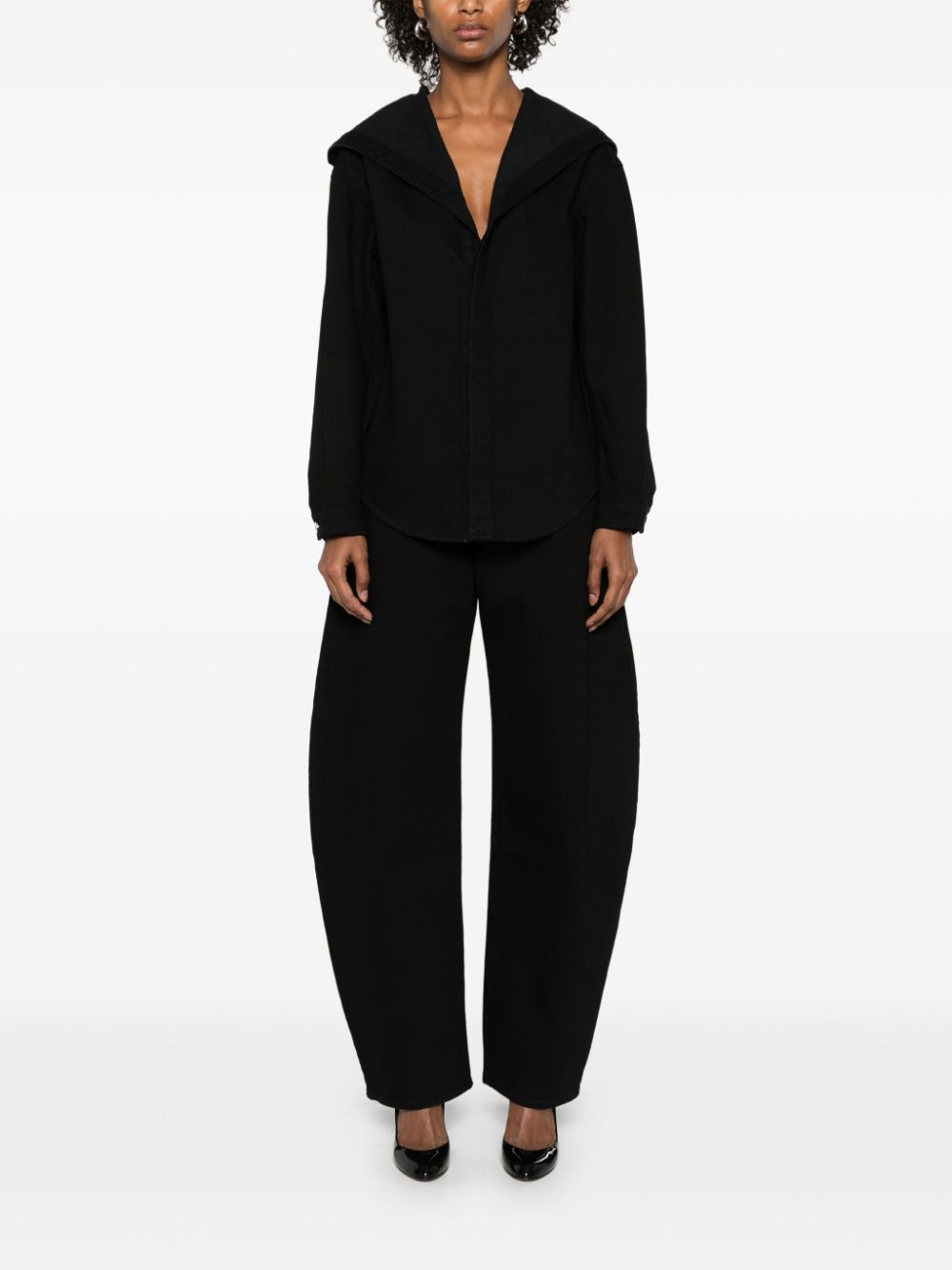 Alaia Jeans Black AA9P0176D003A995 (ALAIA / ジーンズ ) | ALAIA (アライア)(2)