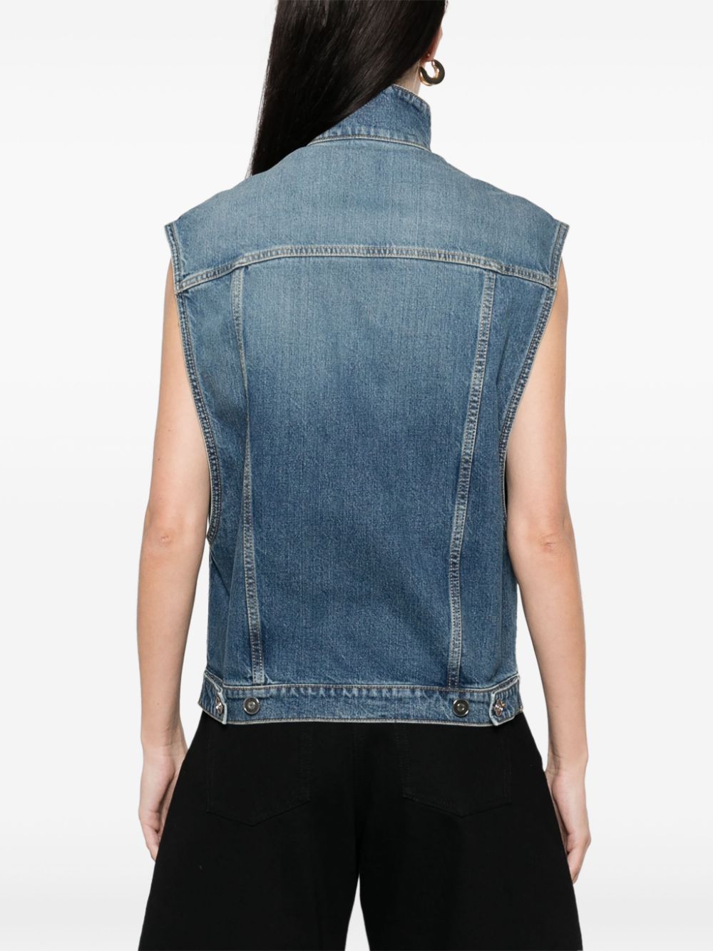 Alaia Sweaters Blue AA9V0424T536A525 (ALAIA / カジュアルジャケット・ベスト ) | ALAIA (アライア)(2)