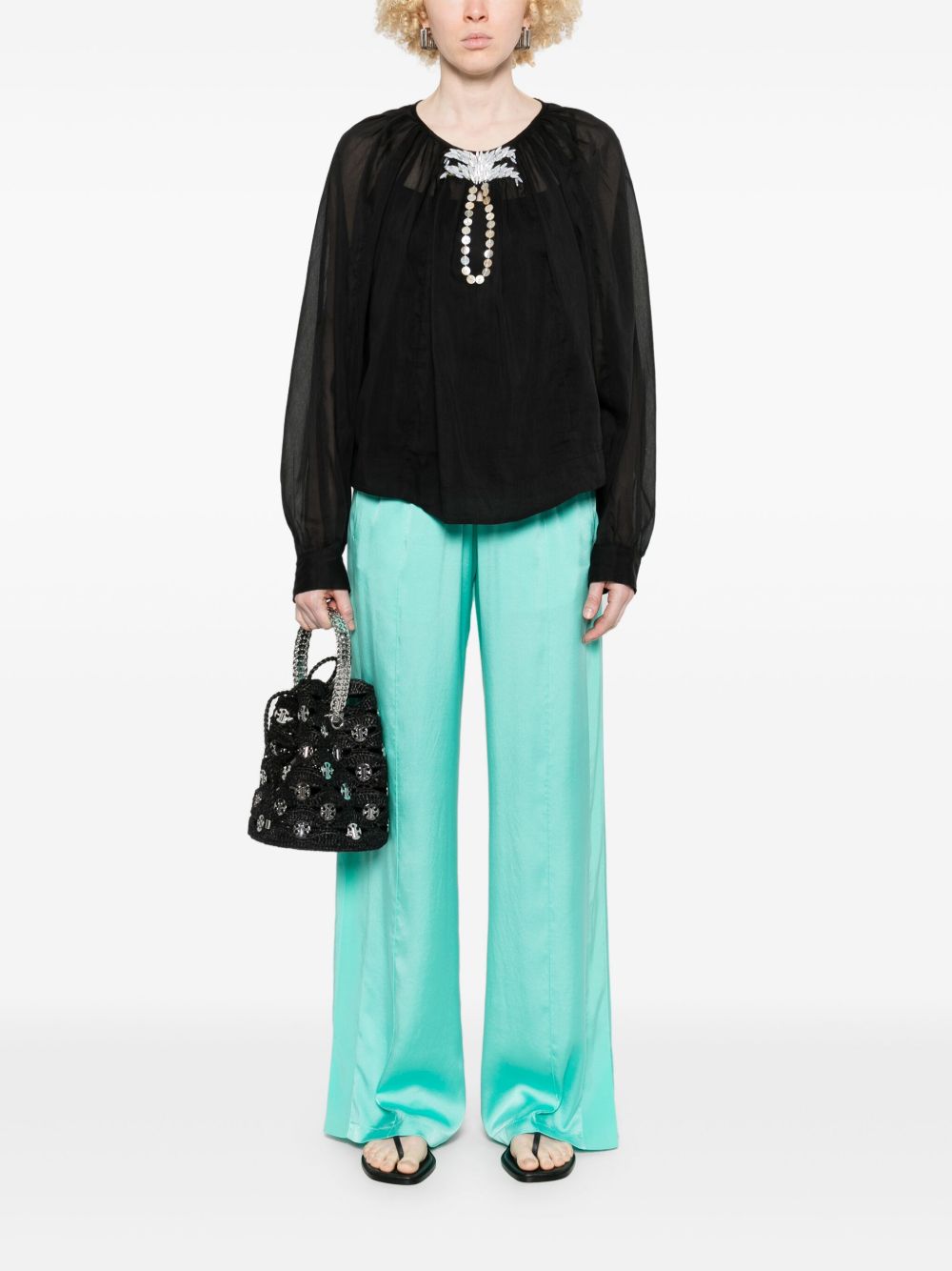Forte Forte Trousers 13583MYPANTS6060 (forte_forte / パンツ ) | forte_forte (フォルテ フォルテ)(4)
