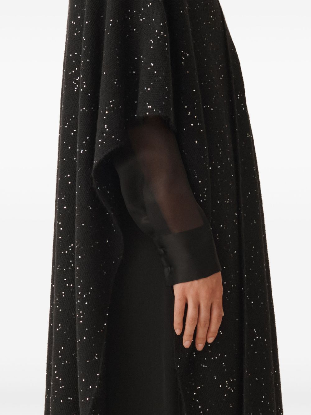 Fabiana Filippi Jackets Black SAD265A811D817825 (FABIANA FILIPPI / コート・ダウン ) | FABIANA FILIPPI (ファビアナフィリッピ)(1)