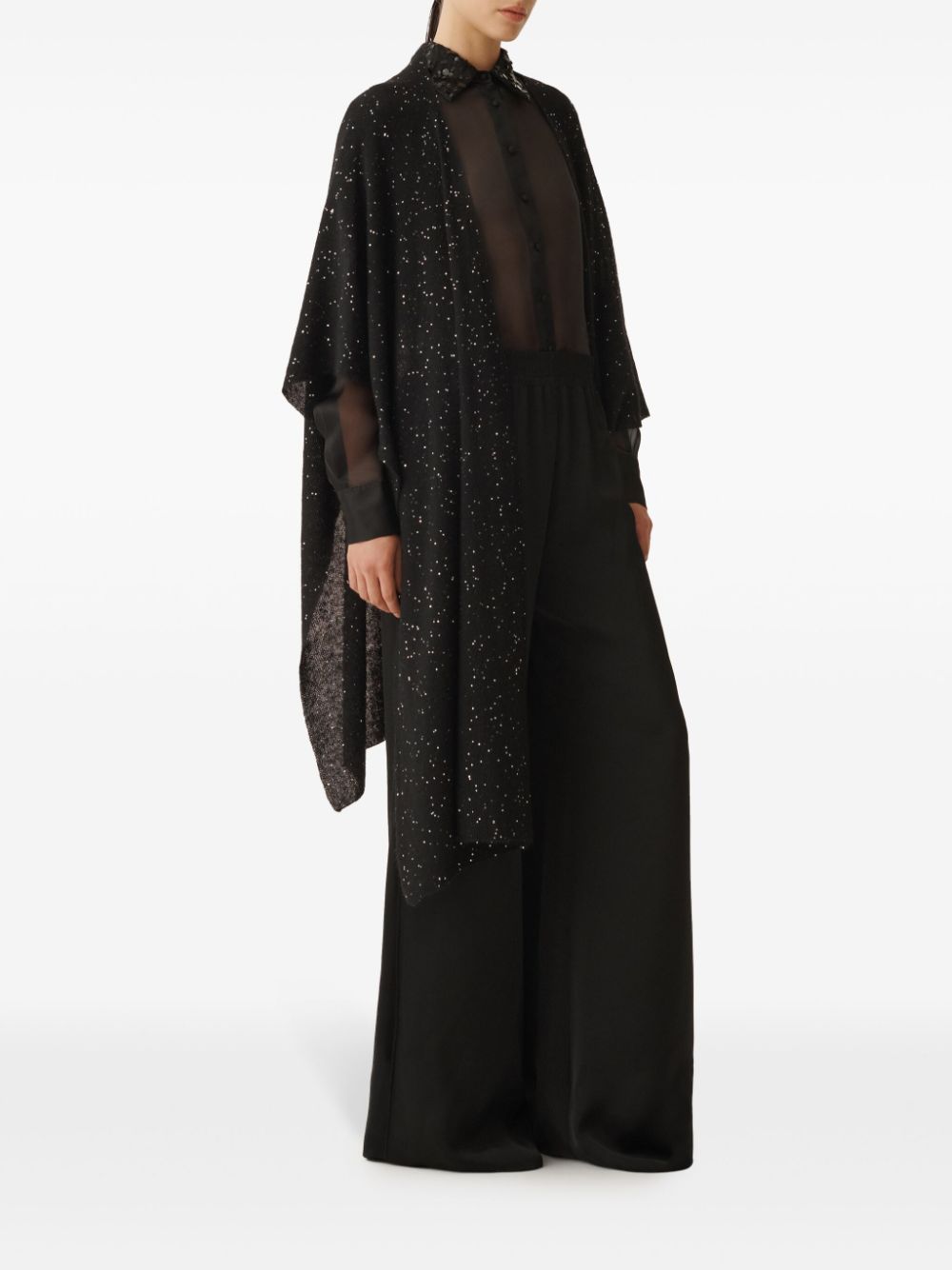 Fabiana Filippi Jackets Black SAD265A811D817825 (FABIANA FILIPPI / コート・ダウン ) | FABIANA FILIPPI (ファビアナフィリッピ)(3)