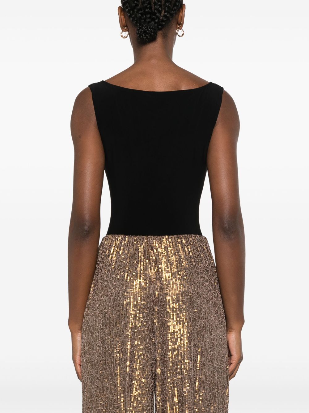 Norma Kamali Top Black KK424XPLH35001 (NORMA KAMALI / ボディスーツ ) | NORMA KAMALI (ノーマカマリ)(2)