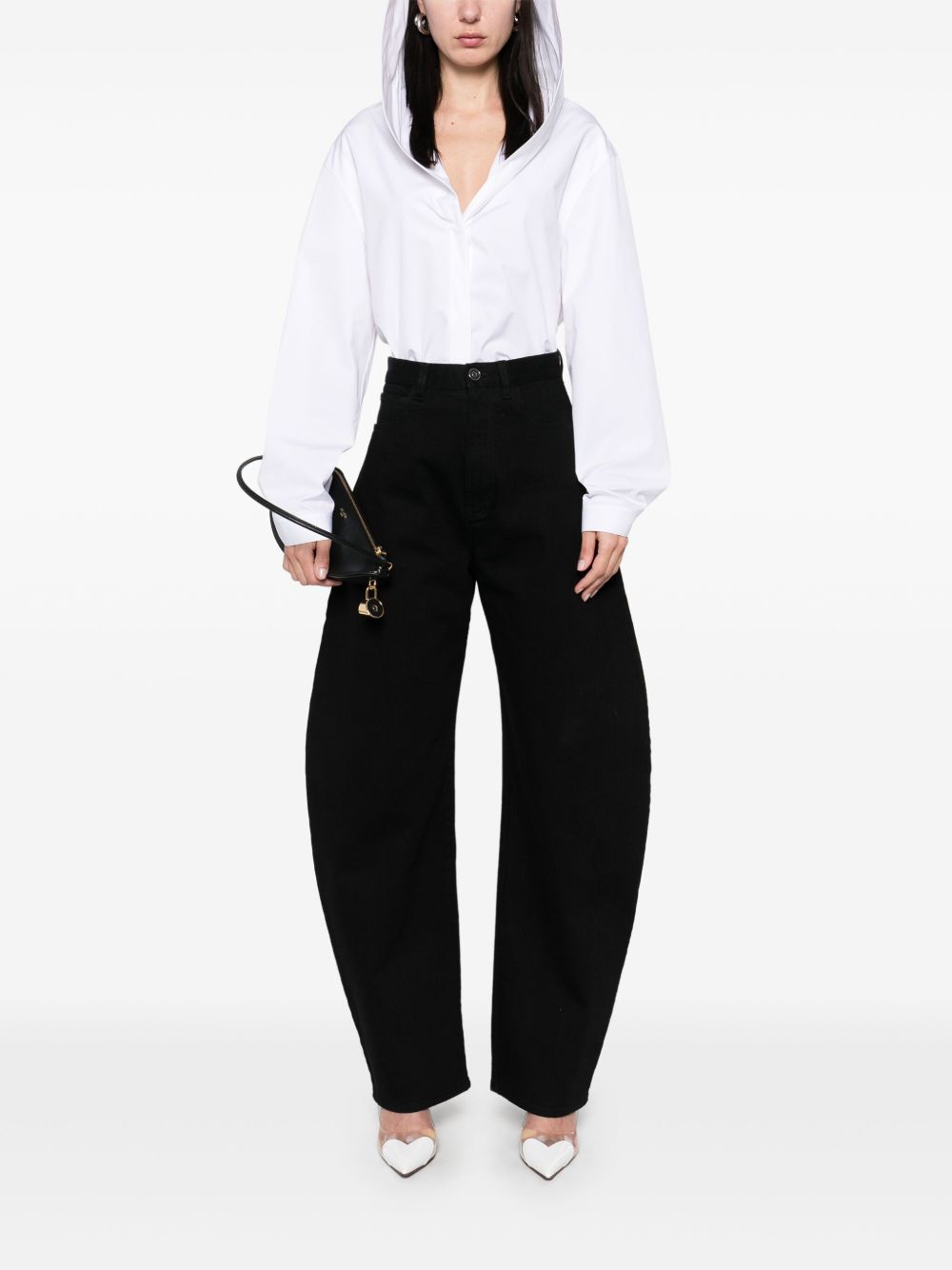 Alaia Shirts White AA9C0969T611A000 (ALAIA / シャツ・ブラウス ) | ALAIA (アライア)(2)