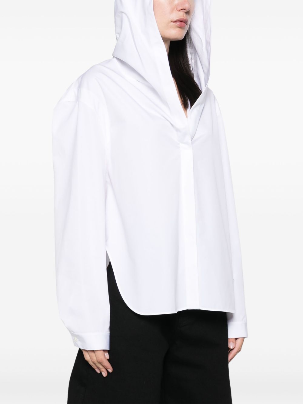 Alaia Shirts White AA9C0969T611A000 (ALAIA / シャツ・ブラウス ) | ALAIA (アライア)(4)