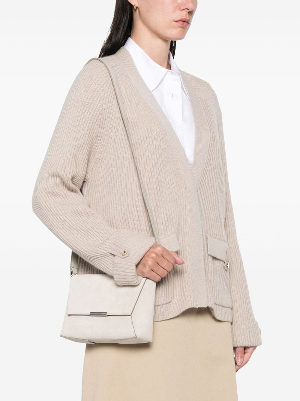 Brunello Cucinelli Bags.. Light Grey MBHID3681C9593 (Brunello Cucinelli / ハンドバッグ・ショルダーバッグ ) | Brunello Cucinelli (ブルネロ・クチネリ)(4)