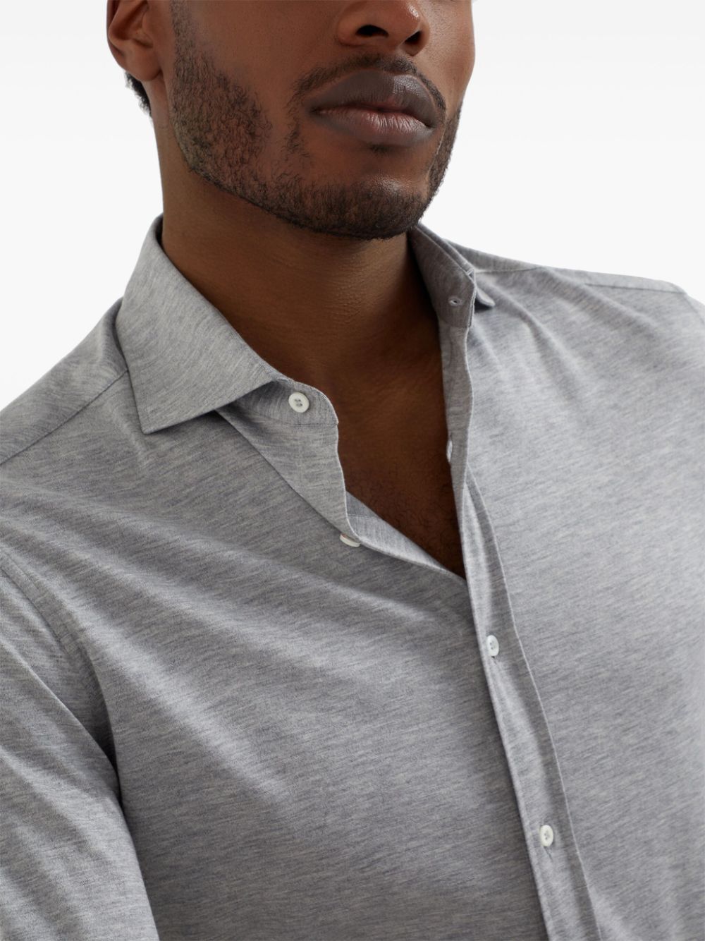 Brunello Cucinelli Shirts Light Grey MH8366686C571 (Brunello Cucinelli / シャツ・ブラウス ) | Brunello Cucinelli (ブルネロ・クチネリ)(1)