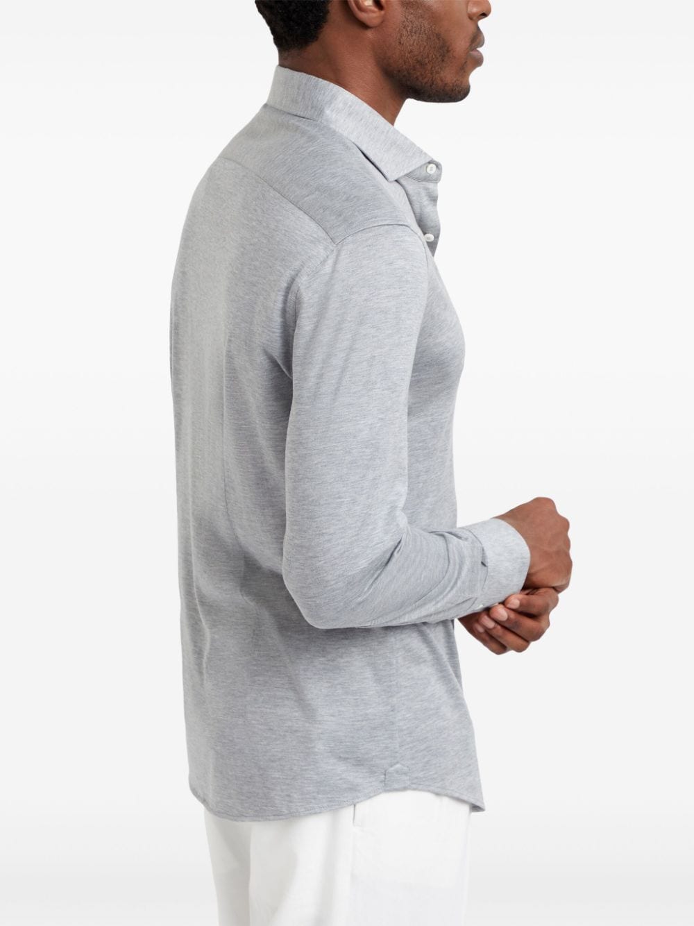 Brunello Cucinelli Shirts Light Grey MH8366686C571 (Brunello Cucinelli / シャツ・ブラウス ) | Brunello Cucinelli (ブルネロ・クチネリ)(3)