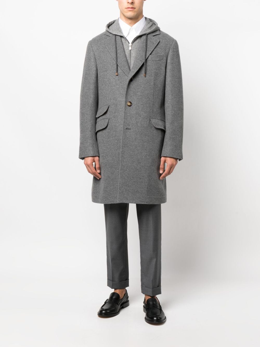 Brunello Cucinelli Coats Grey MT4979039C202 (Brunello Cucinelli / コート・ダウン ) | Brunello Cucinelli (ブルネロ・クチネリ)(4)