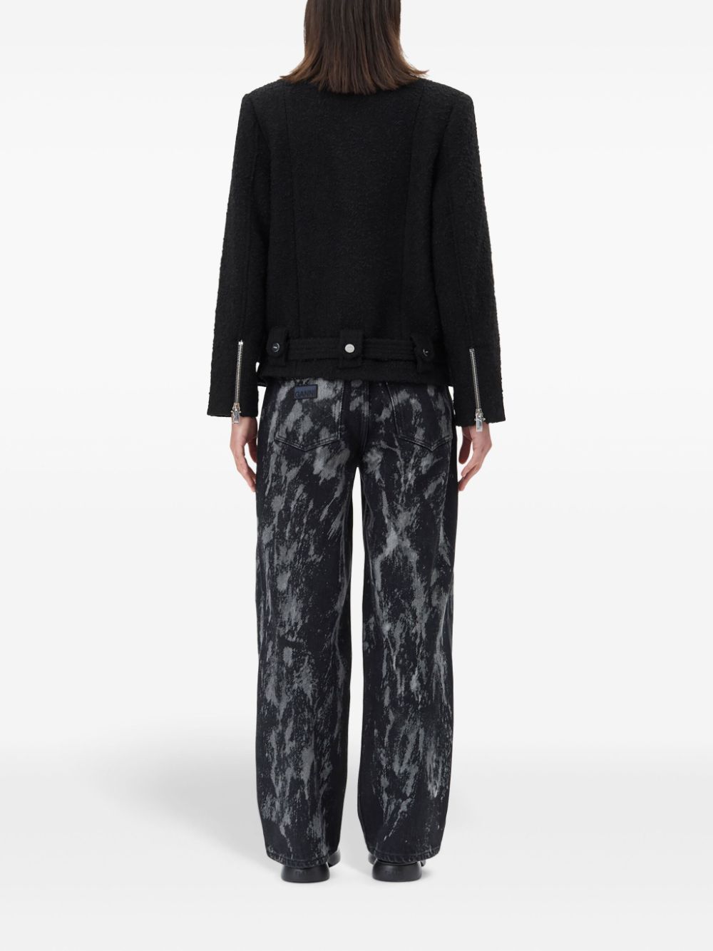 GANNI Jackets Black W0026099 (GANNI / カジュアルジャケット・ベスト ) | GANNI (ガニー)(2)