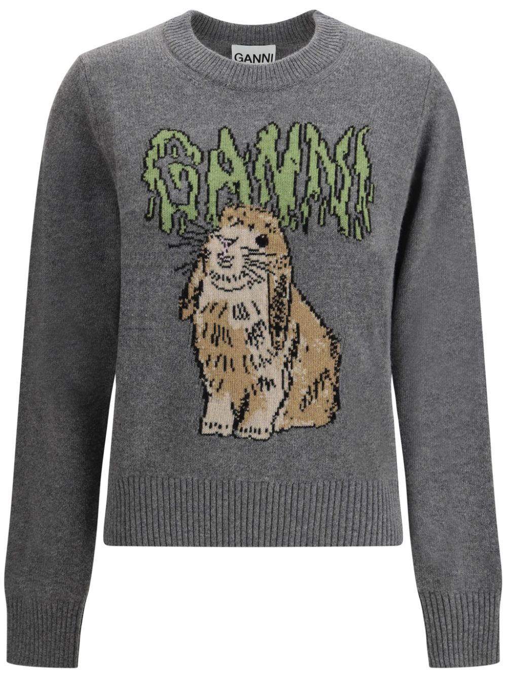 GANNI Sweaters Grey K2502523 (GANNI / ニット・セーター・カーディガン ) | GANNI (ガニー)