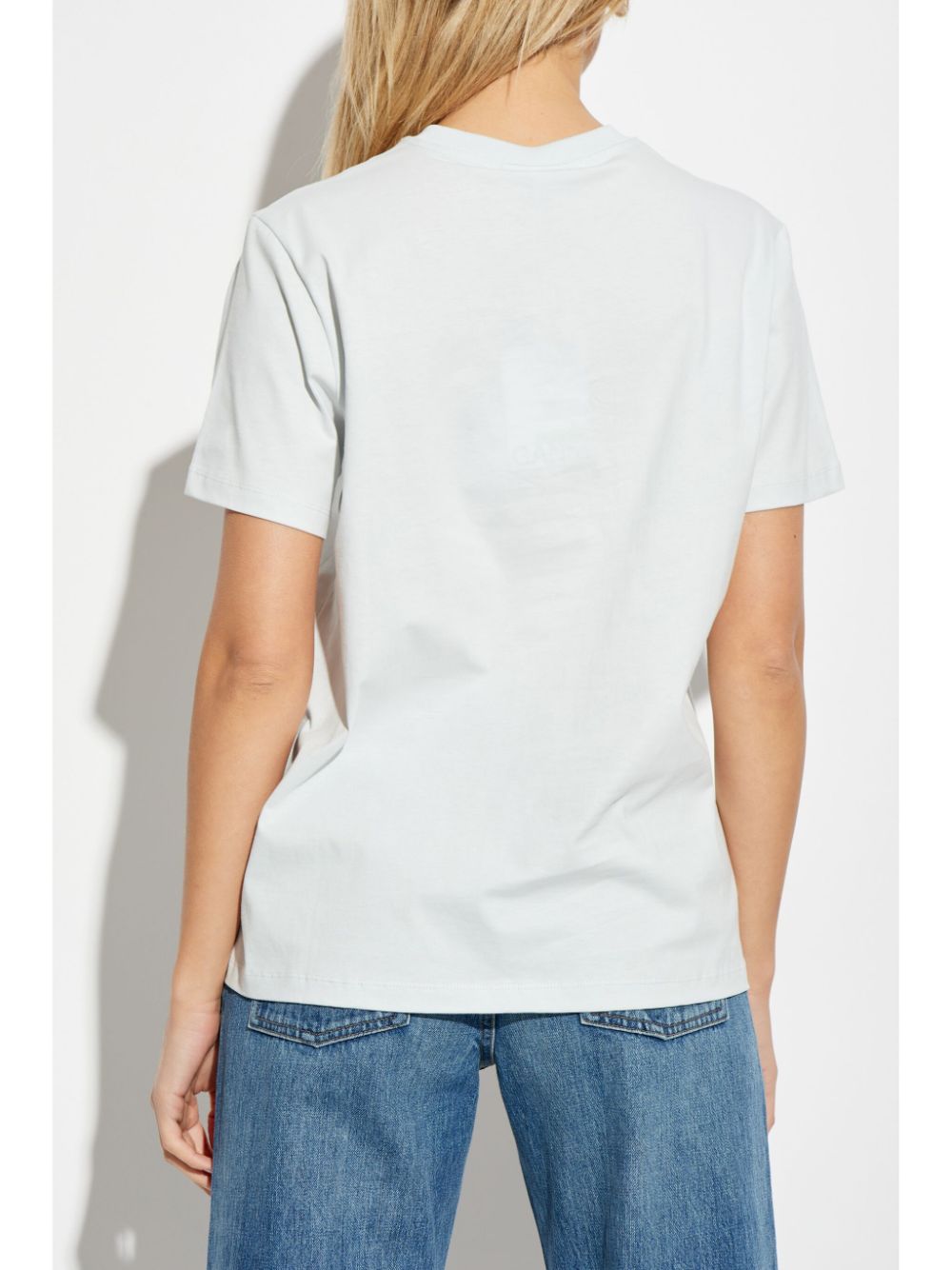 GANNI T-shirts and Polos Clear Blue T4165628 (GANNI / Tシャツ・カットソー ) | GANNI (ガニー)(2)