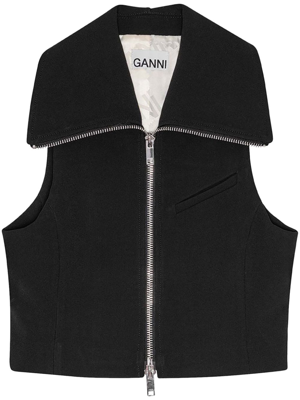 GANNI Sweaters Black W0189099 (GANNI / ベスト ) | GANNI (ガニー)