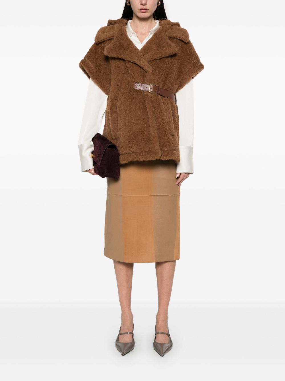 Max Mara Coats Camel 14731141600006 (Max Mara / コート・ダウン ) | Max Mara (マックスマーラ)(3)