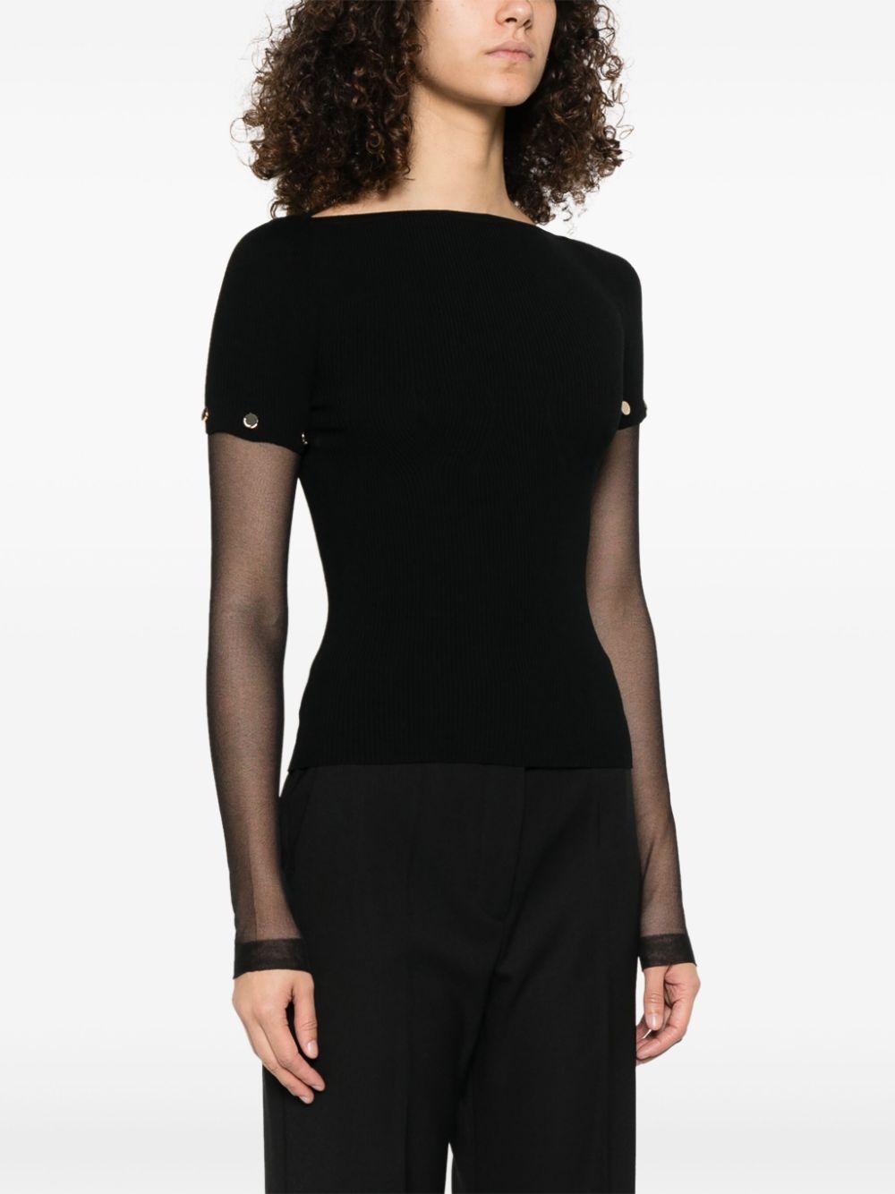 SPORTMAX PRE Sweaters Black 12361111600004 (Sportmax / ニット・セーター・カーディガン ) | Sportmax (スポーツマックス)(1)