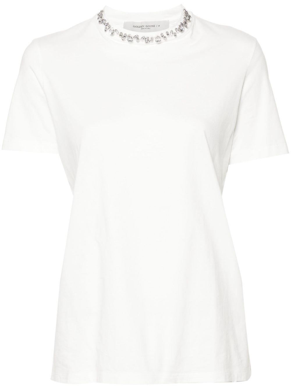 Golden Goose T-shirts and Polos White GWP01874P00067310363 (Golden Goose / Tシャツ・カットソー ) | Golden Goose (ゴールデングース)