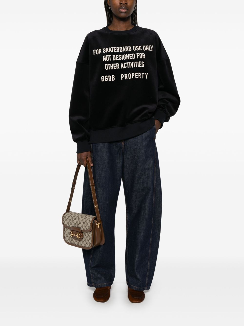 Golden Goose Sweaters Black GUP01938P00187250907 (Golden Goose / スウェット・フーディー ) | Golden Goose (ゴールデングース)(1)