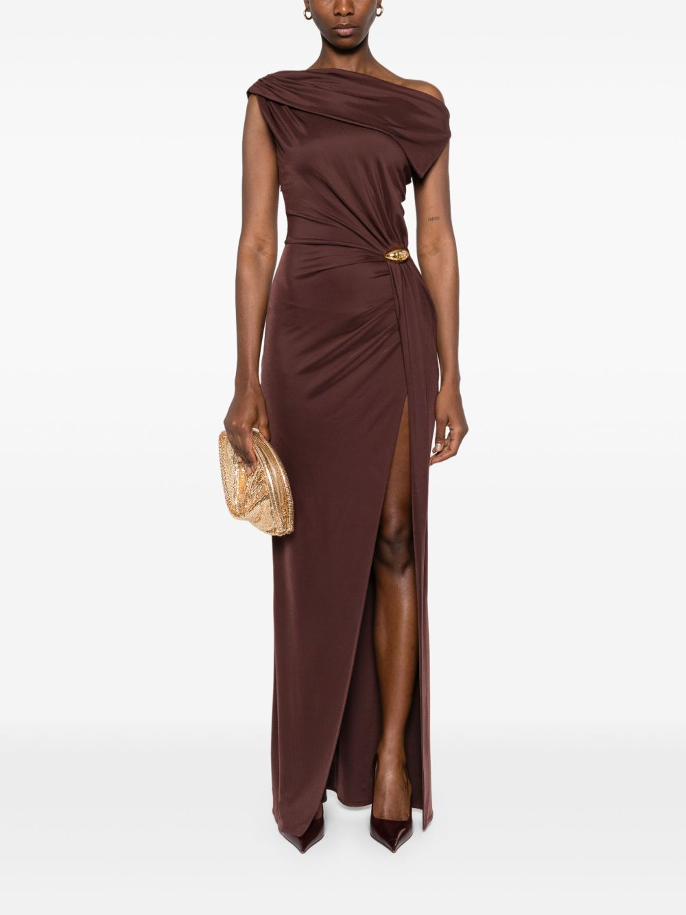 Elisabetta Franchi Dresses Brown (Elisabetta Franchi