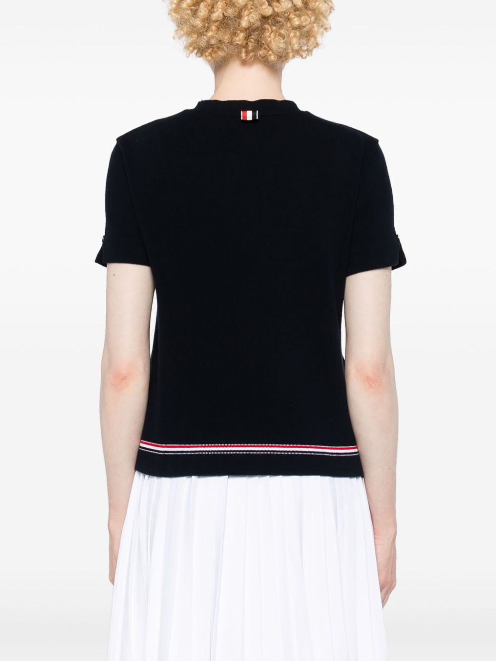 Thom Browne T-shirts and Polos Blue FJS193AJ0185415 (Thom Browne / Tシャツ・カットソー ) | Thom Browne (トム・ブラウン)(2)