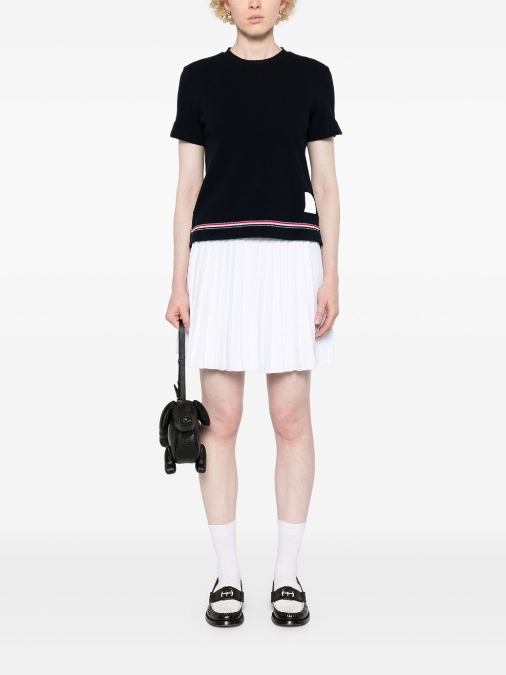 Thom Browne T-shirts and Polos Blue FJS193AJ0185415 (Thom Browne / Tシャツ・カットソー ) | Thom Browne (トム・ブラウン)(3)