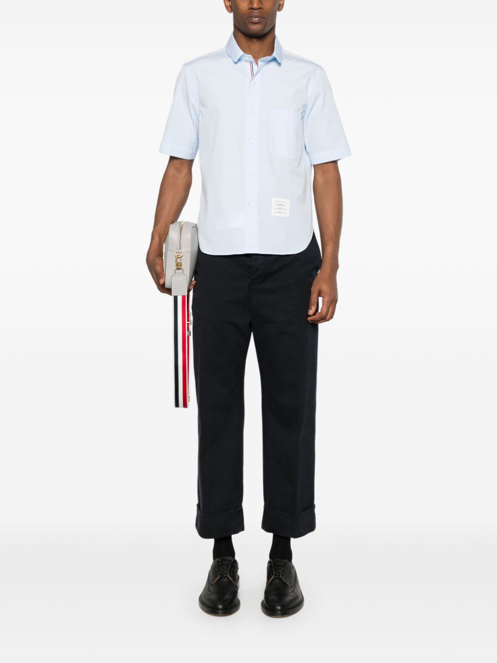 Thom Browne Shirts Clear Blue MWS322A03113480 (Thom Browne / シャツ・ブラウス ) | Thom Browne (トム・ブラウン)(3)