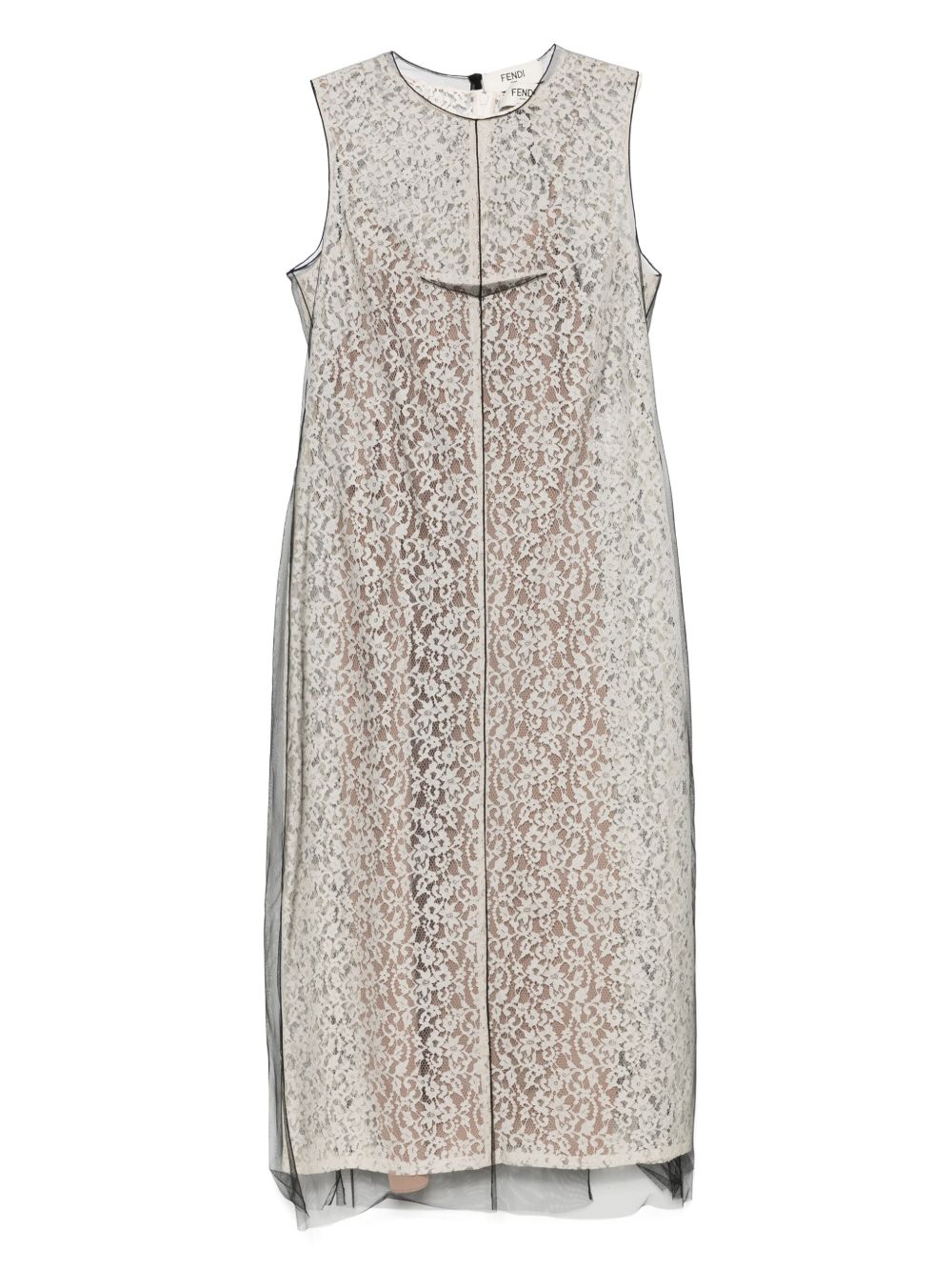 Fendi Dresses White FDD298AUP7F1T48 (FENDI / ワンピース・ドレス・オールインワン ) | FENDI (フェンディ)
