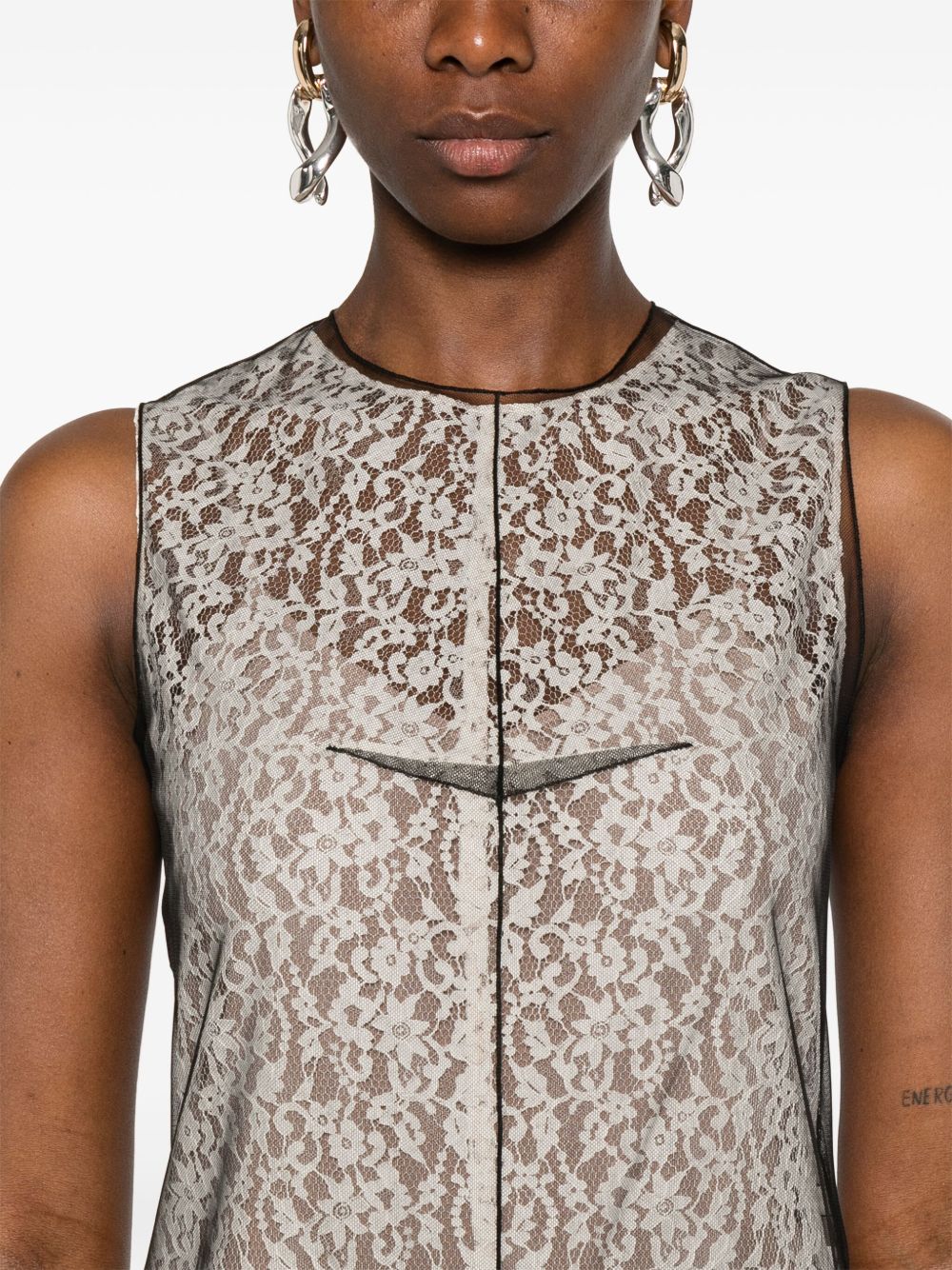 Fendi Dresses White FDD298AUP7F1T48 (FENDI / ワンピース・ドレス・オールインワン ) | FENDI (フェンディ)(1)