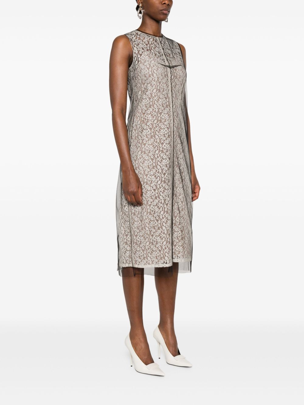 Fendi Dresses White FDD298AUP7F1T48 (FENDI / ワンピース・ドレス・オールインワン ) | FENDI (フェンディ)(2)
