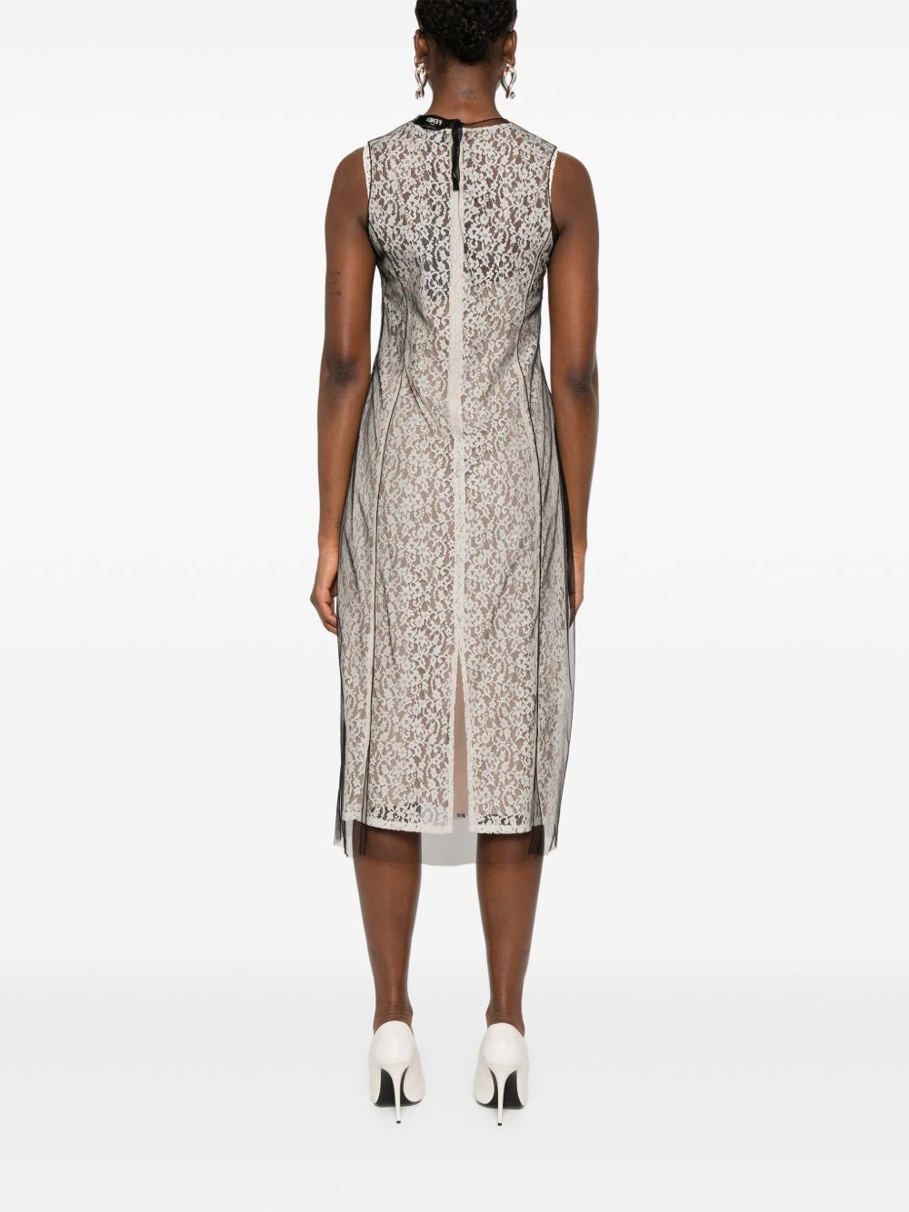 Fendi Dresses White FDD298AUP7F1T48 (FENDI / ワンピース・ドレス・オールインワン ) | FENDI (フェンディ)(3)