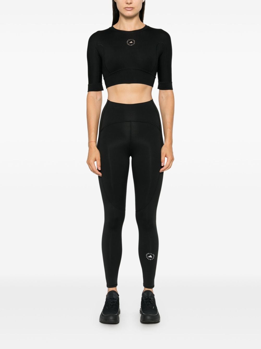 Adidas By Stella McCartney Trousers Black IW6376BLACK (adidas by Stella McCartney / アクティブウェア ) | adidas by Stella McCartney (アディダス バイ ステラ マッカートニー)(4)