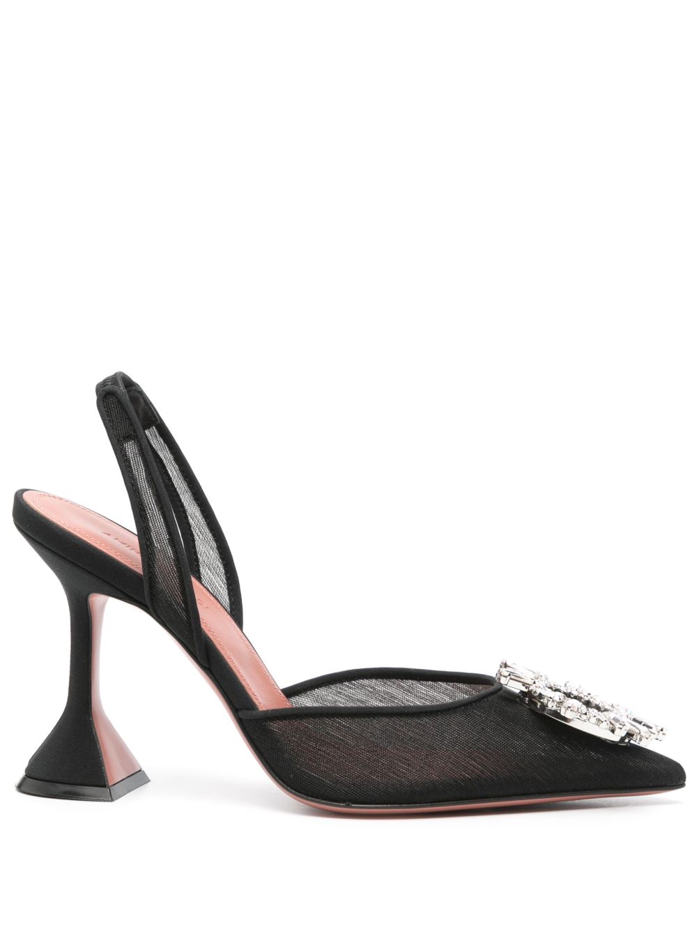 AMINA MUADDI 13S361089BEGBLACK 関税送料込 Amina Muaddi With Heel Black 13S361089BEGBLACK（パンプス