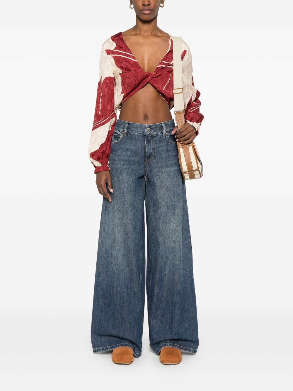 Alice + Olivia Jeans Blue CD411117124J408 (alice + olivia / ジーンズ ) | alice + olivia (アリス アンド オリビア)(3)