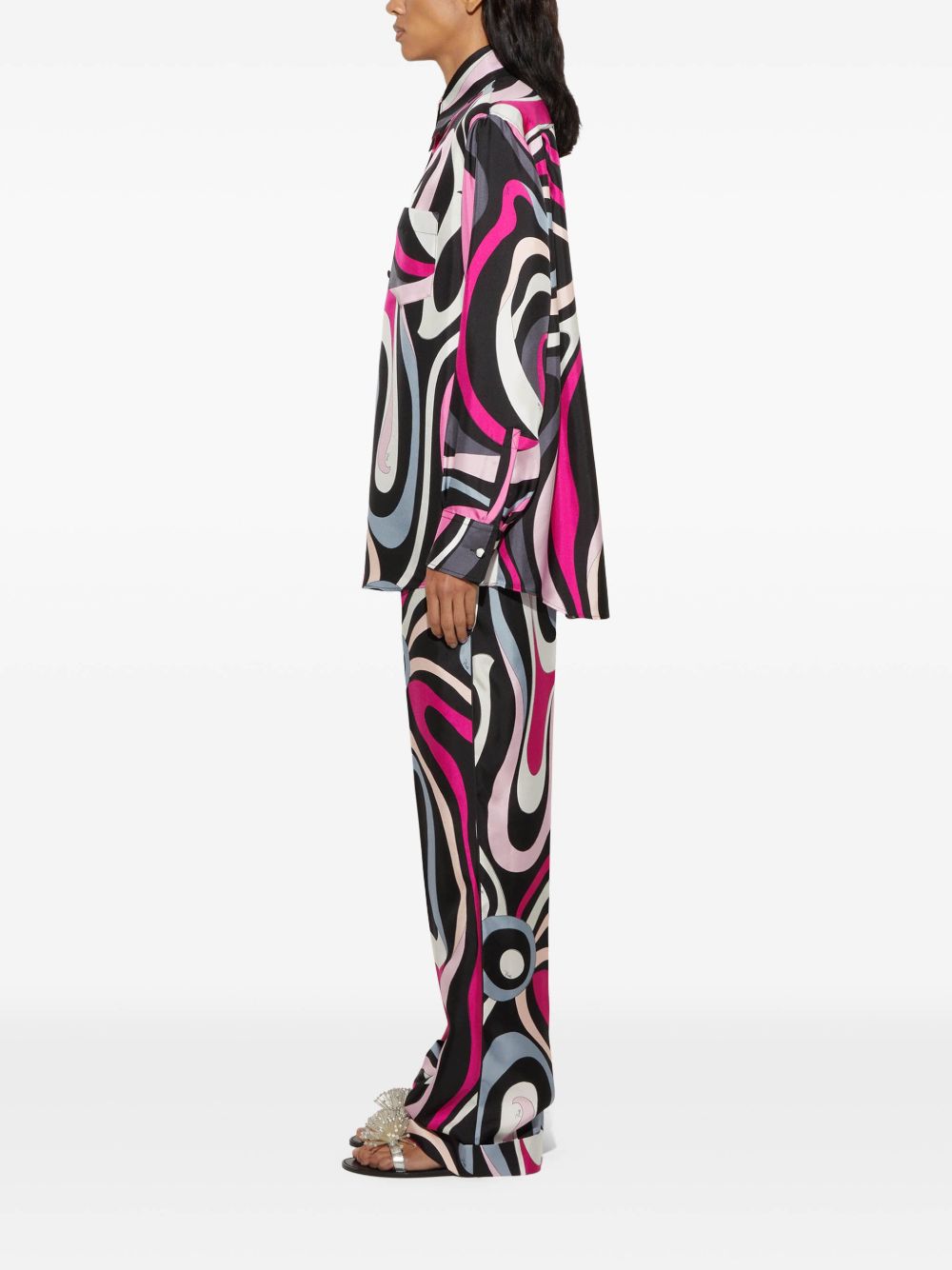 Pucci Trousers Fuchsia 5HRT115H761003 (Emilio Pucci / パンツ ) | Emilio Pucci (エミリオプッチ)(2)
