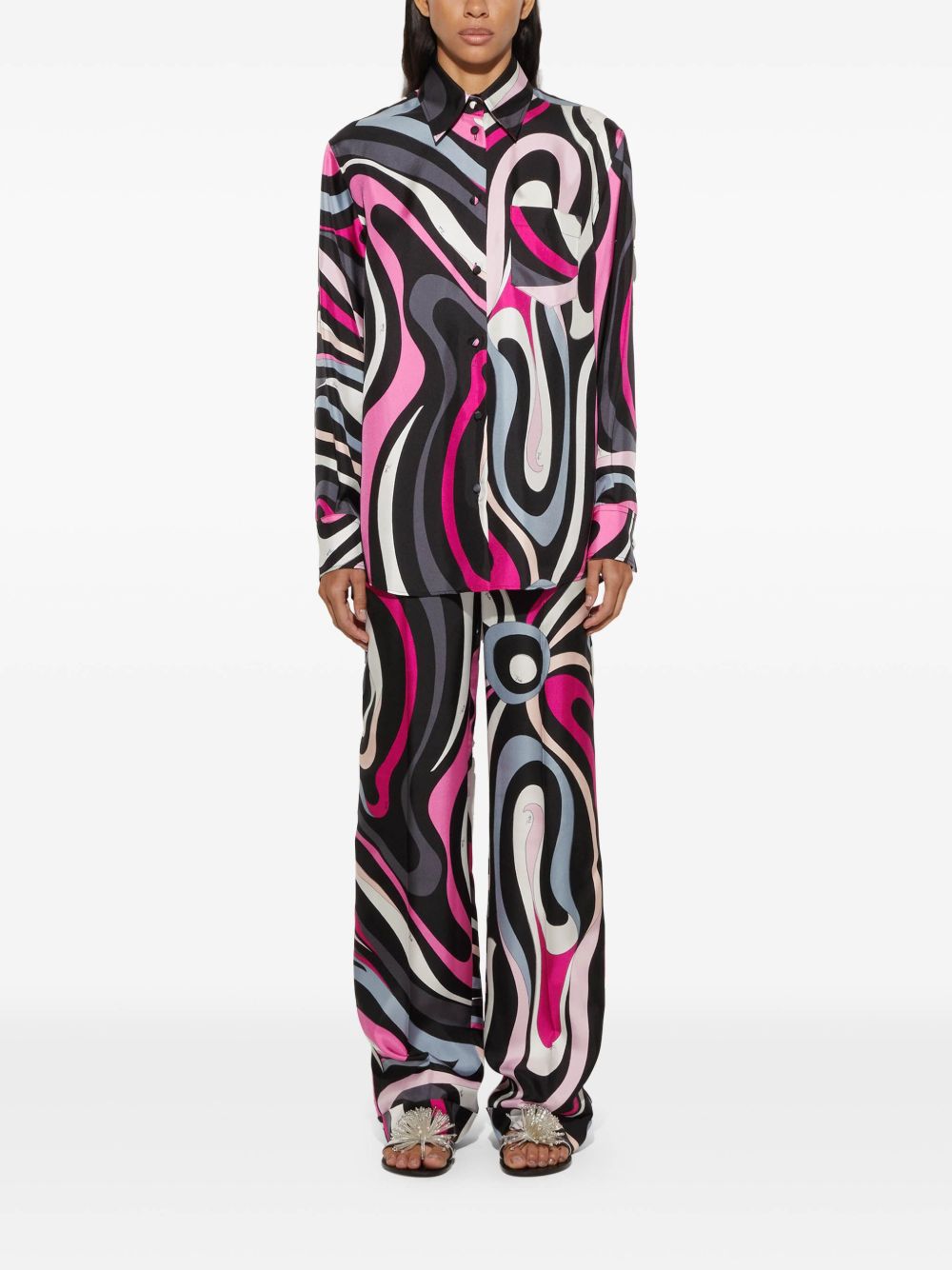 Pucci Trousers Fuchsia 5HRT115H761003 (Emilio Pucci / パンツ ) | Emilio Pucci (エミリオプッチ)(4)