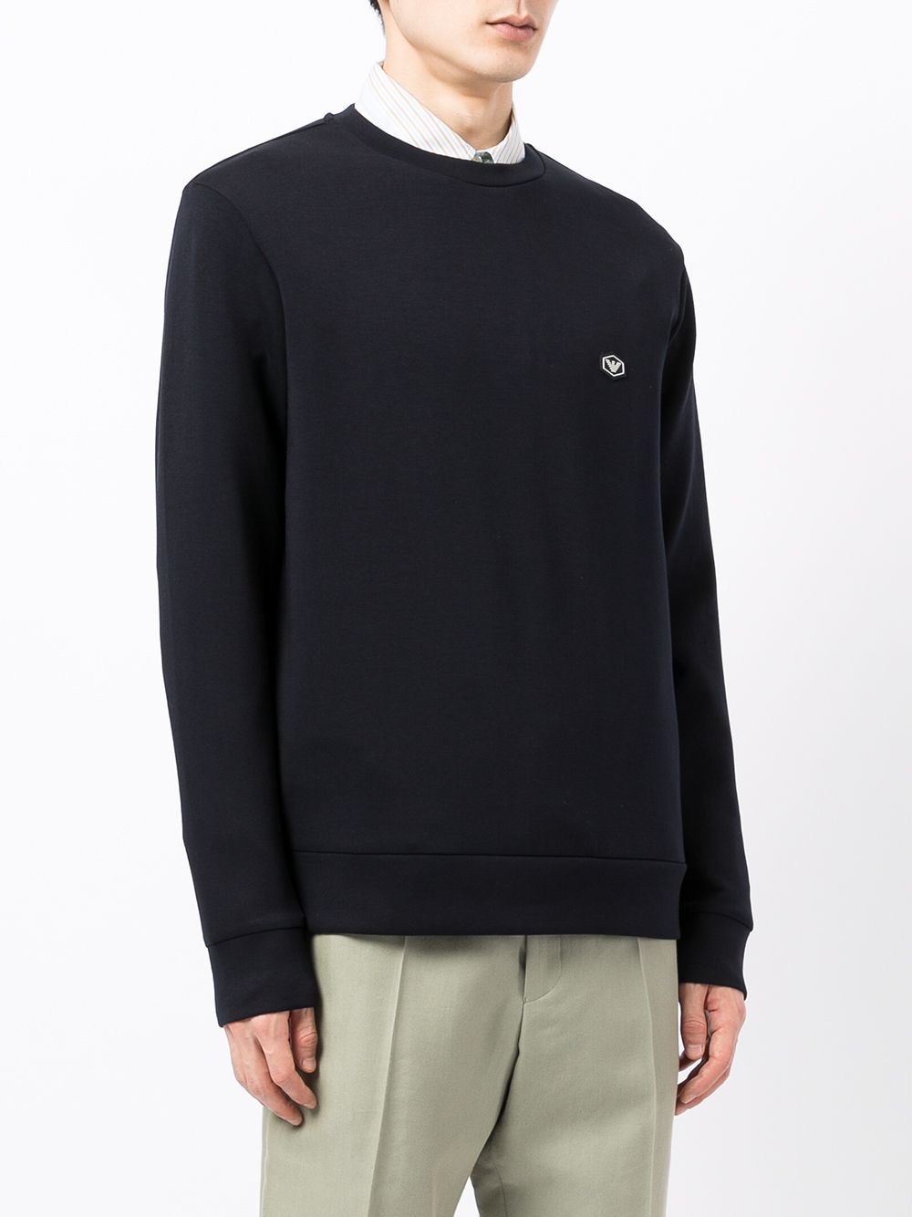 Emporio Armani Sweaters Blue 8N1MD11JHSZ0920 (EMPORIO ARMANI / スウェット・フーディー ) | EMPORIO ARMANI (エンポリオ アルマーニ)(3)