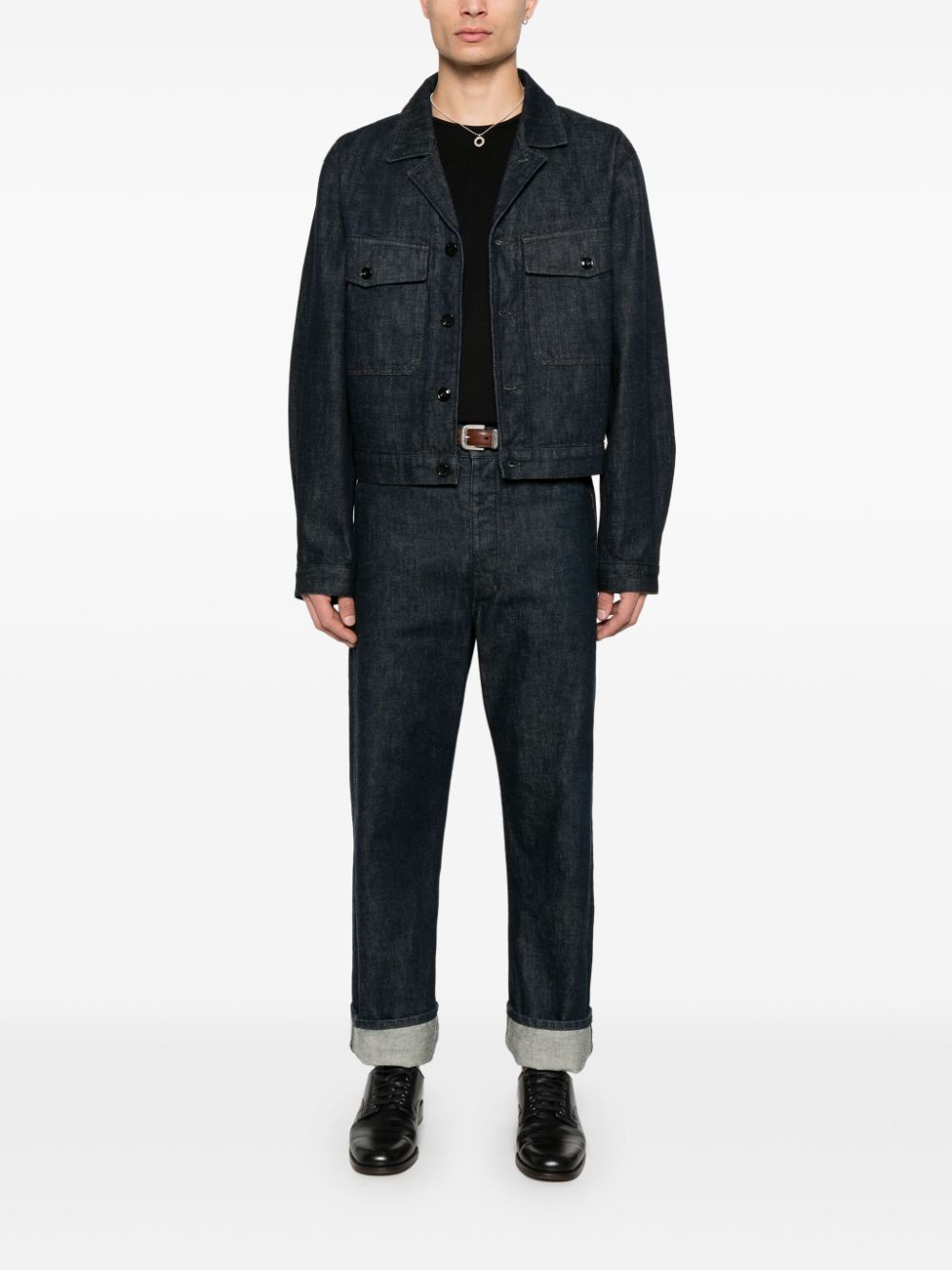 LEMAIRE T-shirts and Polos Black TO1335LJ1018999 (LEMAIRE / Tシャツ・カットソー ) | LEMAIRE (ルメール)(1)