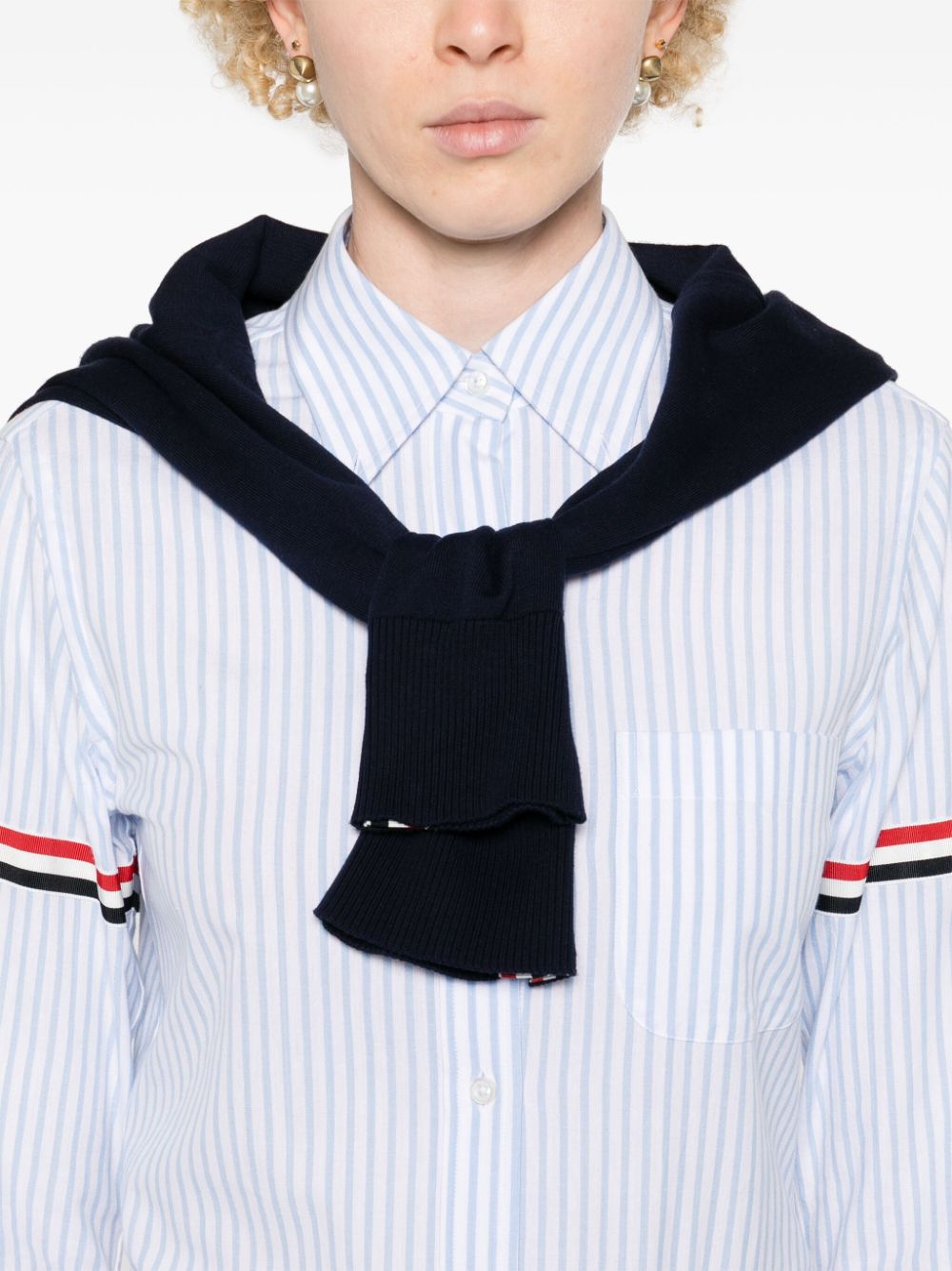 Thom Browne Shirts Clear Blue FLL005OF0810480 (Thom Browne / シャツ・ブラウス ) | Thom Browne (トム・ブラウン)(1)