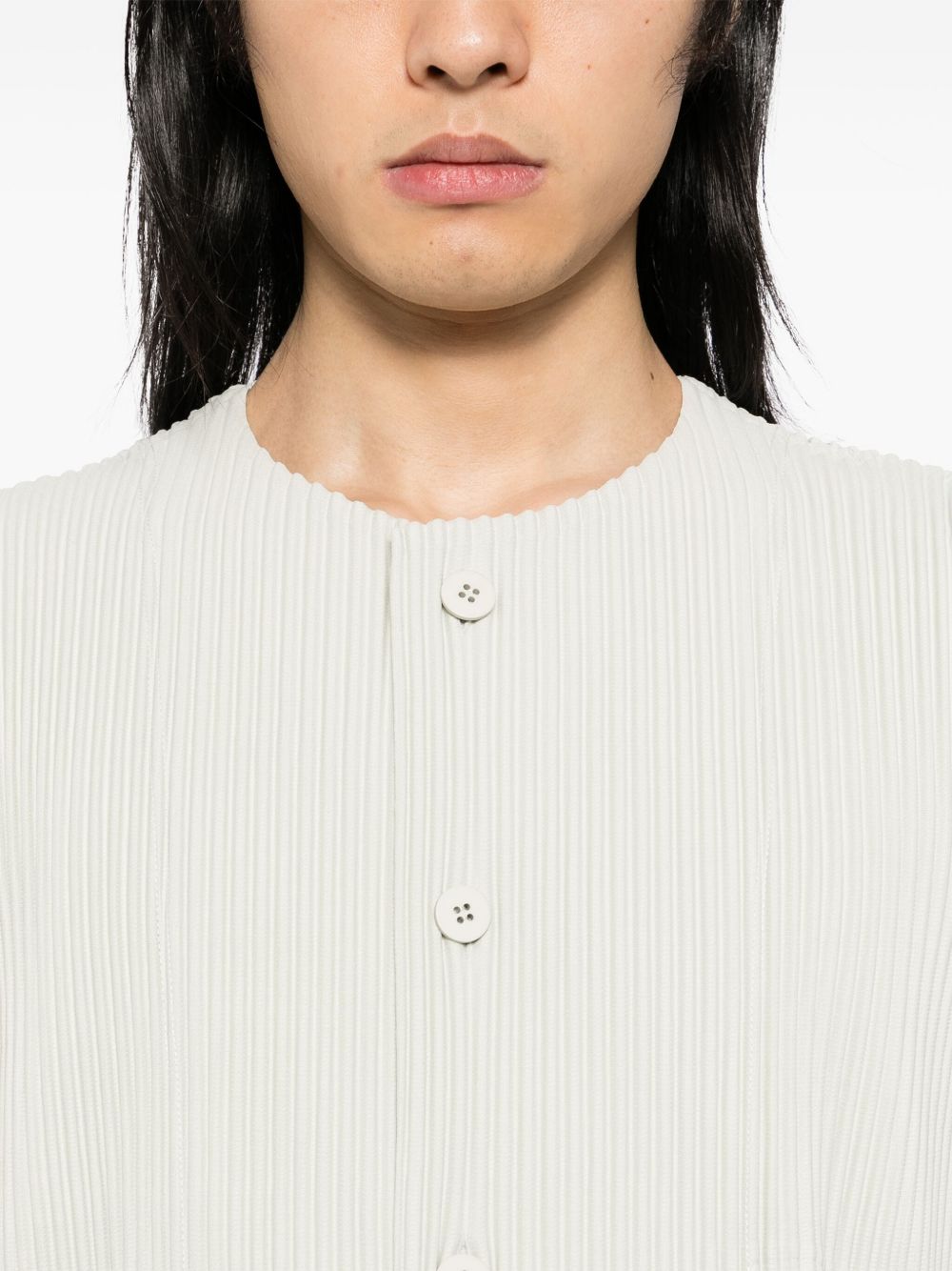 HOMME PLISSE' ISSEY MIYAKE Sweaters Grey HP56JE15217 (HOMME PLISSÉ ISSEY MIYAKE / ベスト ) | HOMME PLISSÉ ISSEY MIYAKE (オムプリッセ イッセイ ミヤケ)(2)